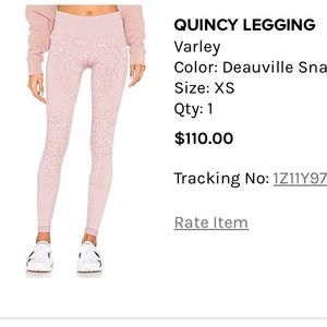 Varley snake leggings